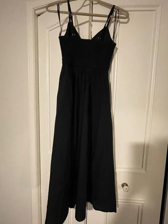 Black Corset Dress w/ Pockets - Picture 3 of 5